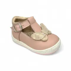GENERICO - Zapato Pibe semi-ortopédico Nude Mariposa Para Niña Bebé