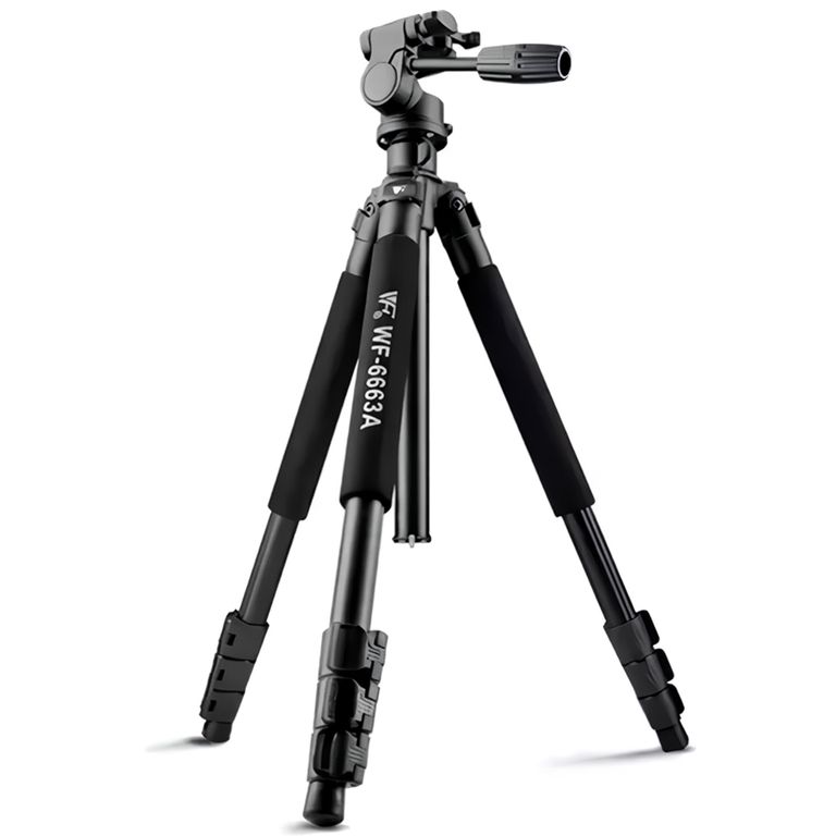 Trípode Profesional WF-6663A de Aluminio 167 cm para Foto y Video