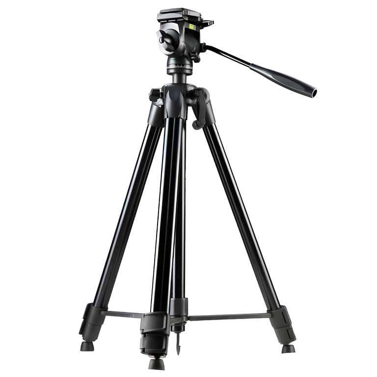 Trípode Para Cámaras y Celulares WT-3970 de 1.72 m Color Negro
