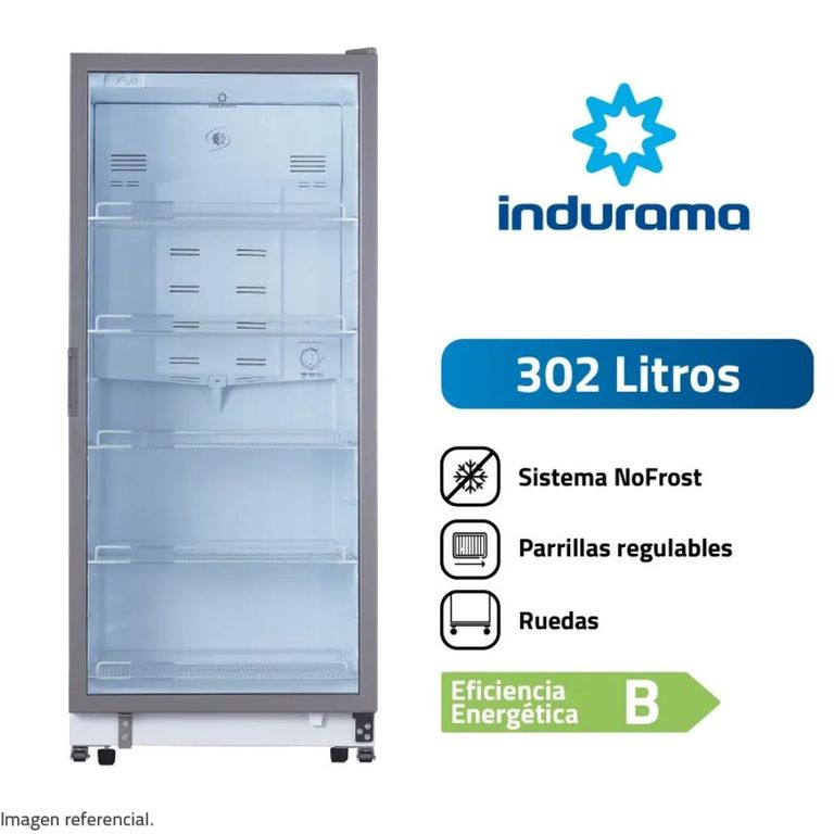 Exhibidor Vertical 302Lt No Frost VFV-520 - Blanco