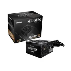 ASROCK - Fuente de Poder Challenger 650W 80 Plus Bronze ATX CL-650B