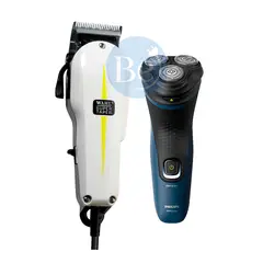 WAHL - Combo Cortadora Super Taper 08466-018 y Afeitadora Philips