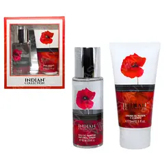 GENERICO - CREMA HIDRATANTE CORPARAL Y MANOS ROSAS FLORALES - INDIAN COLLECTION