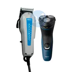 WAHL - Combo Cortadora Designer 08358-218 y Afeitadora Philips