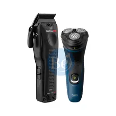 BABYLISS PRO - Combo Cortadora BabylissPro LO-PROFX FX825 y Afeitadora Philips