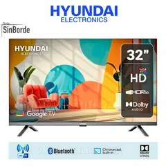 HYUNDAI - Televisor LED Smart TV 32 Google TV HYLED3254GI