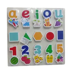 GENERICO - Rompecabeza Educativa Didactica Con Pizarra