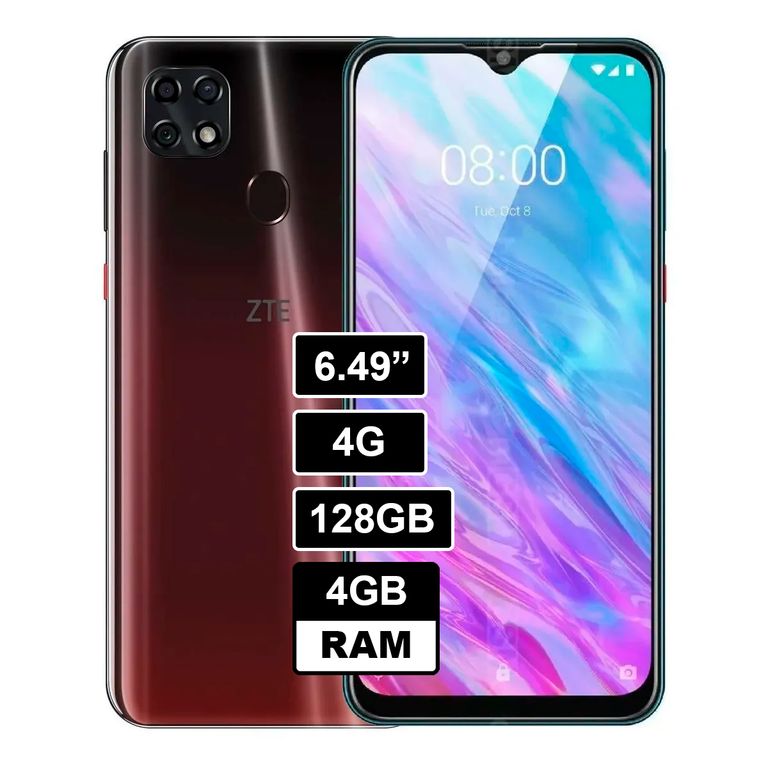 Celular V Smart 128 GB 4 GB RAM ROJO