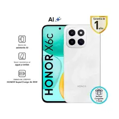 HONOR - X6C 6RAM 256GB MOONLIGHT WHITE - REGISTRADO