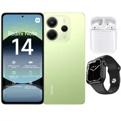 XIAOMI - Redmi Note 14 256GB Verde + Audifonos + Smartwatch