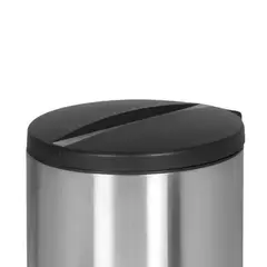 FACUSA - Papelera De Acero Inoxidable De 5 Lts Con Pedal Basura