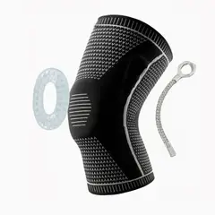 GENERICO - Rodillera Articulada Ortopedica Con Gel Y 2 Varillas TALLA M