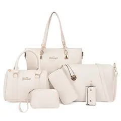 BLWOENS - Cartera de mujer -6 piezas - Blanco