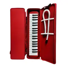 GENERICO - MELÓDICA 3 OCTAVAS 37 TECLAS CON ESTUCHE RÍGIDO ROJO