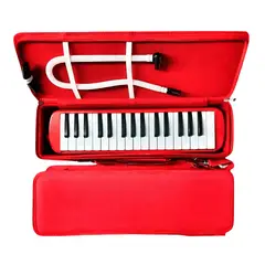 GENERICO - MELODICA 32 TECLAS CON ESTUCHE RIGIDO ROJO