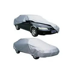 GENERICO - LONA IMPERMEABLE PARA COCHE TAMAÑO XL COLOR GRIS COBERTOR