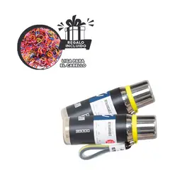 GENERICO - Pack4 Termo Diseño Ergonomico 500ml Negro Y+Ligas de Regalo