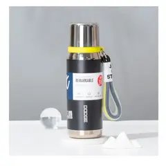 GENERICO - Pack6 Botella Isotermica 500ml Negro