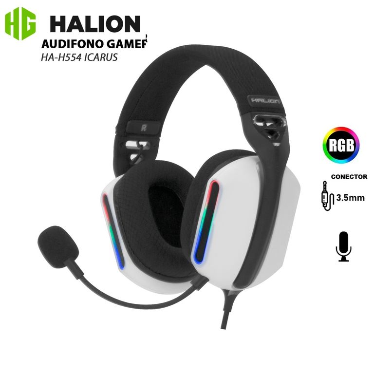 AUDIFONO GAMER ICARUS HA-H554 RGB USB