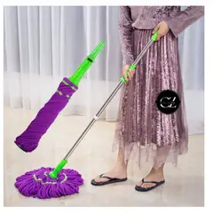 GENERICO - Trapeador y escurridor a la vez - giratorio trapeador magico