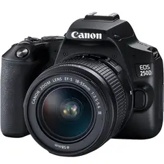 CANON - EOS 250D DSLR Camera with 18-55ｍｍ DC lll Lens Black