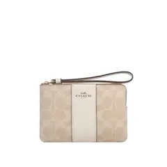 COACH - Cartera Mujer Ms Corner Amarillo arena CW854
