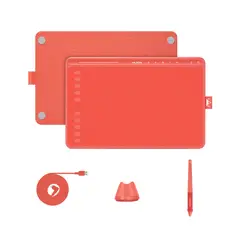 HUION - Tableta Gráfica HS611 Rojo