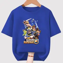 GENERICO - Polos Clash Royale Algodon - Tallas 6 hasta XL