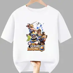GENERICO - Polos Clash Royale Algodon - Tallas 6 hasta XL