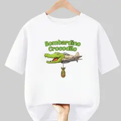 GENERICO - Polo Bombardino Cocodrilo de Tralalero Tralala - Tallas 4 hasta XL