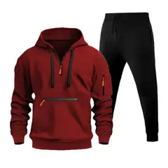 TIOZONEY - 2pcs Traje de invierno para hombres