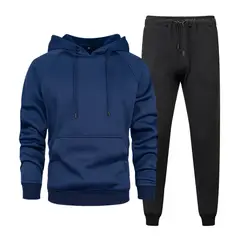 TIOZONEY - 2pcs Traje de invierno para hombres