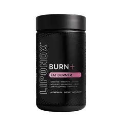 GENERICO - Suplemento Burn+ Fat Burner Natural 990mg 60 Capsulas Liponox