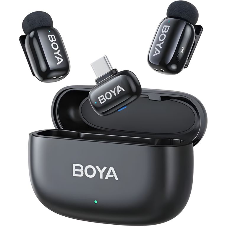 Micrófono Inalámbrico Dual Mini-14 USB-C Audio Profesional