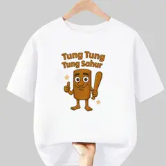 GENERICO - Polo Tung Tung Tung Sahur de Tralalero Tralala - Tallas 4 hasta XL