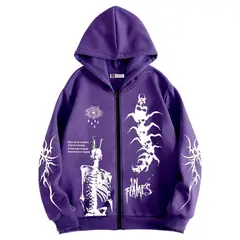 YANSUS - Polera Hombre Estampado Flames