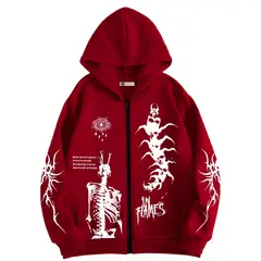 YANSUS - Polera Hombre Estampado Flames