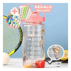 GENERICO - Tomatodo Juego de Tres Unidades Rosado Y+Papel de Regalo