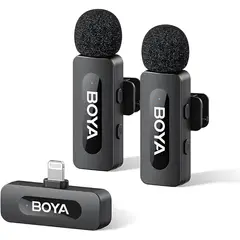 BOYA - BY-V2 V2 Micrófono Inalámbrico Lightning Grabaciones Profesional