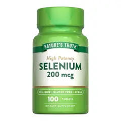 NATURE'S TRUTH - Selenio Selenium 200mcg 100 Tabletas