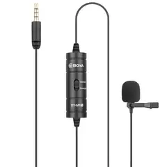 BOYA - BY-M1S Micrófono Lavalier Alámbrico Para Cámaras Y Celulares