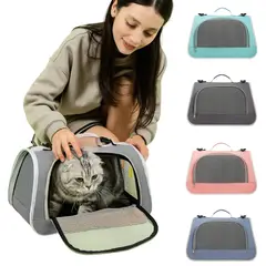 INSPIRA - Bolso Transportador para Mascotas Gatos Gris