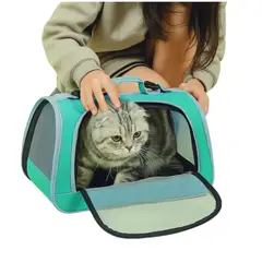 INSPIRA - Bolso Transportador para Mascotas Gatos Gris