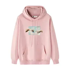 YANSUS - Polera Hombre Rosado Estampado