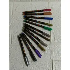 GENERICO - MARCADORES ACRILICOS X 12UND METALICOS