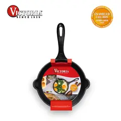 VICTORIA - Sartén N° 16.5 de Hierro Fundido Esmaltado