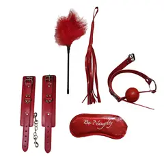 GENERICO - Kit de juguetes BDSM Rojo Para Parejas