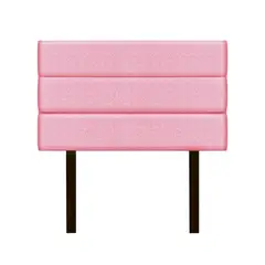 MUEBLES MACRUMO - Cabecera Moty - 2 Plz- Color Rosado
