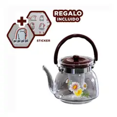 GENERICO - Tetera Funcional para Bebidas 1100ml Y+Regalo Stickers