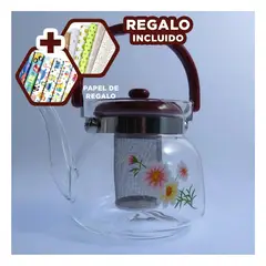 GENERICO - Pack12 Jarra Moderna para Cocina 1100ml Y+Papel de Regalo